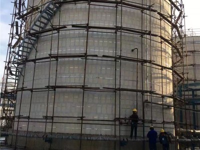 江苏环保工程设备保温施工队岩棉硅酸铝发酵罐保温