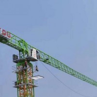 韩城市起重量6吨8吨平头塔机QTZ80平头塔吊臂长60米简介