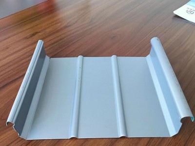 65-330铝镁锰屋面板直立锁边氟碳漆面
