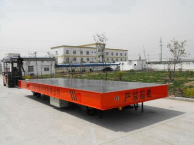 河北唐山电动平车销售厂家10吨无轨平车优点