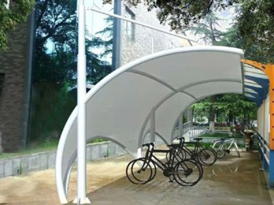 膜结构自行车棚厂家