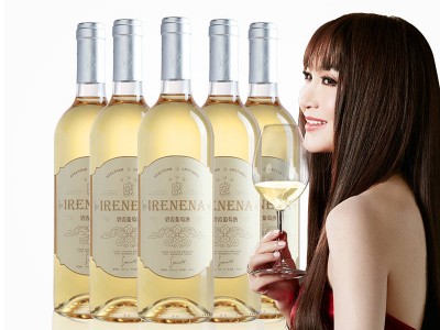 温碧霞代言IRENENA红酒品牌，国产白葡萄酒贺兰山东麓干白