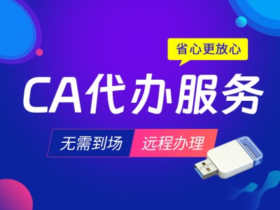 天津CA密码重置CA新办服务CA数字证书一站式服务 企服宝