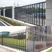 围墙铁艺护栏按图生产厂家 小区别墅外墙锌钢护栏按图定制