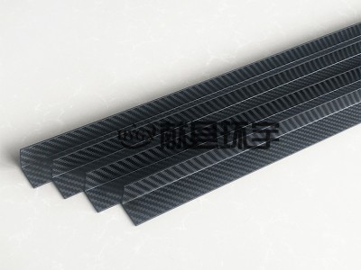 碳纤维加工碳纤维异型材碳纤维L角 工业件