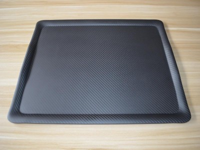 高耐用碳纤维餐盘制做加工款式简洁表面易清洗