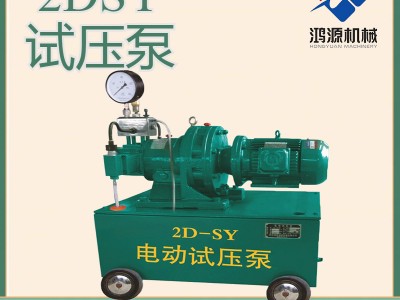 2D-SY型电动试压泵柱塞泵性能稳定寿命长河北鸿源机械