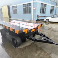 25吨V字重型钢卷平板拖车 牵引全挂车