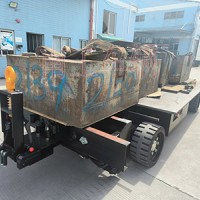 8吨电动平板拖车 自走式工具拖车